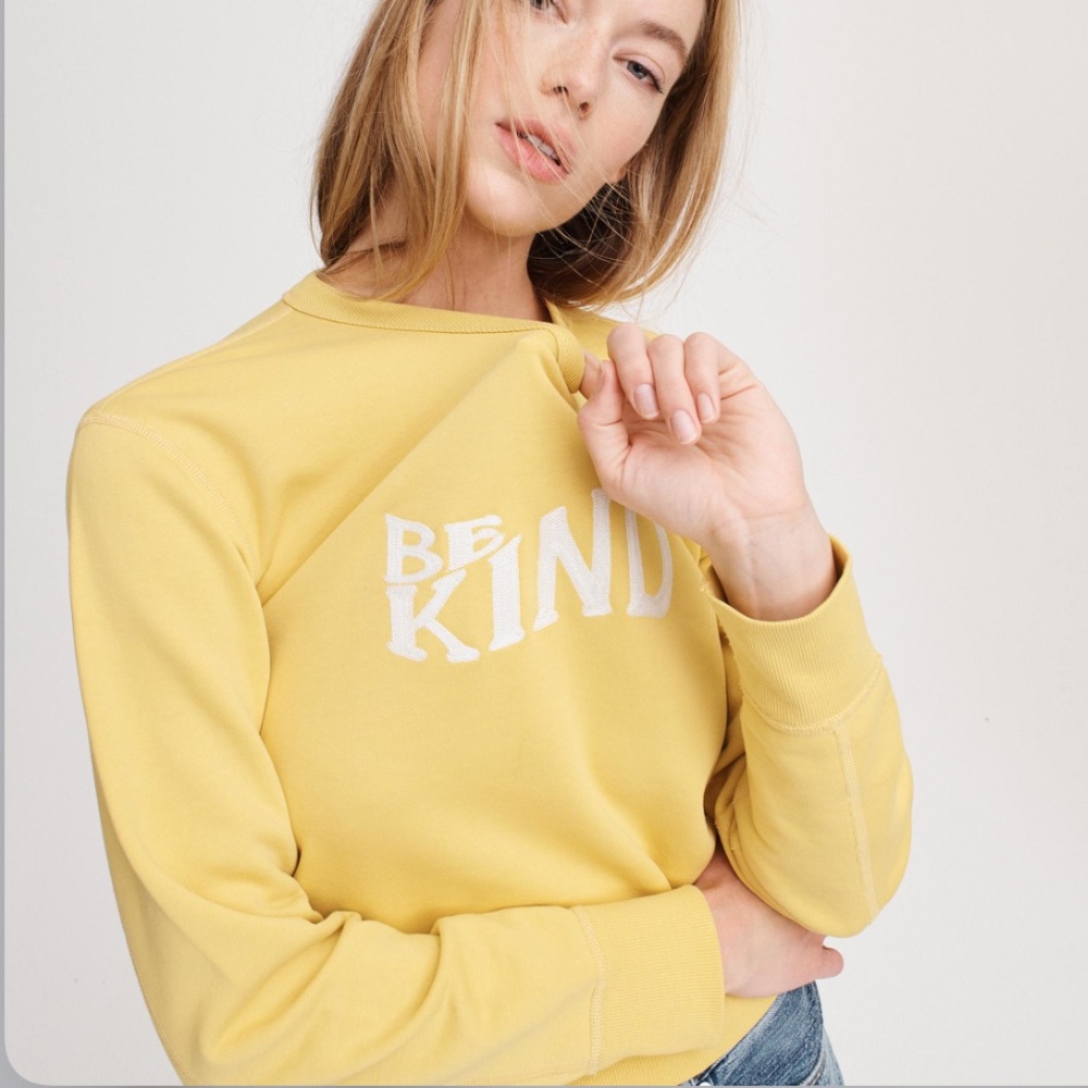 Rag & Bone “Be Kind” sweatshirt Size Medium, New With Tags